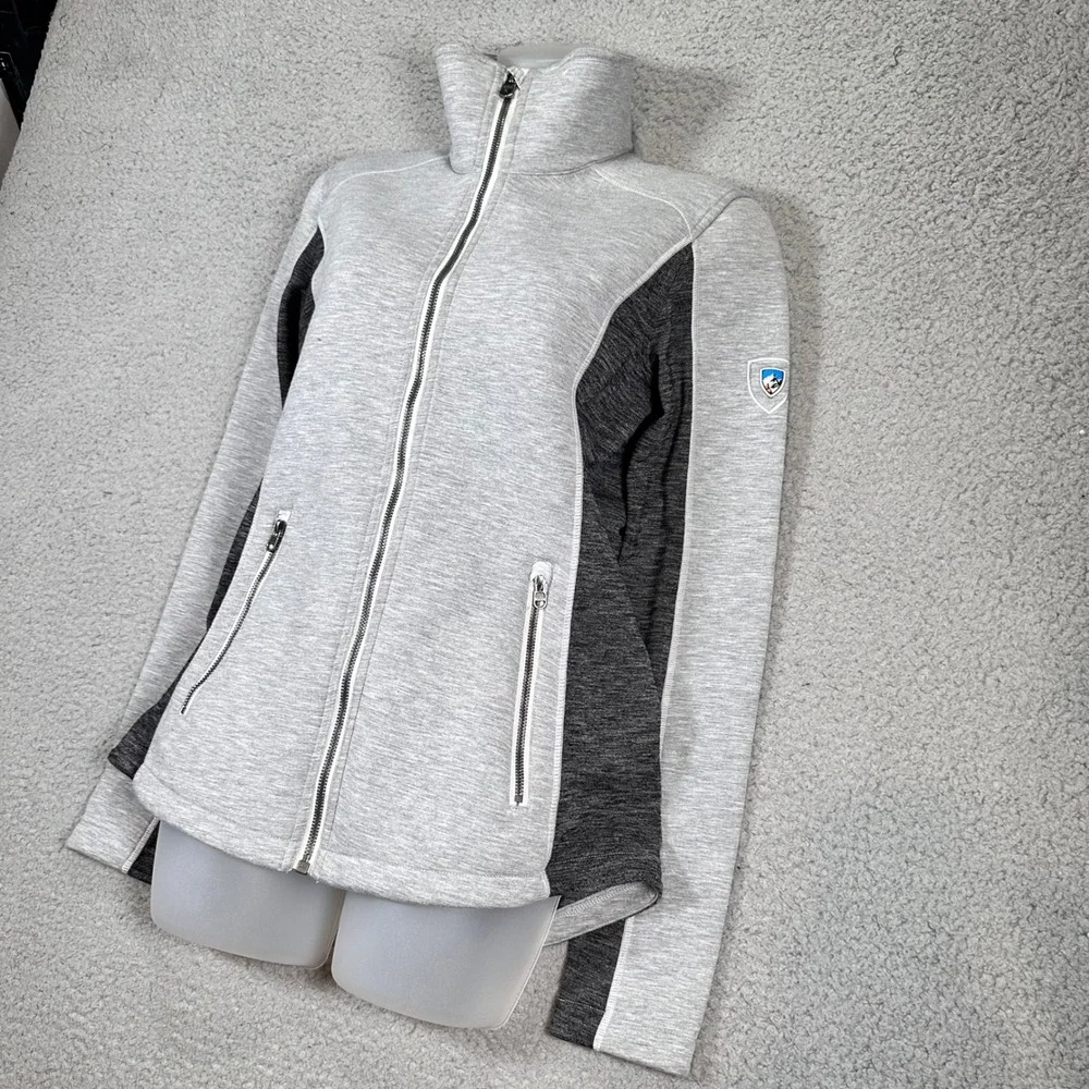 KUHL Projekt Women's Small Full Zip Heather Grey Jacket Stretch Performance - Picture 15 of 16